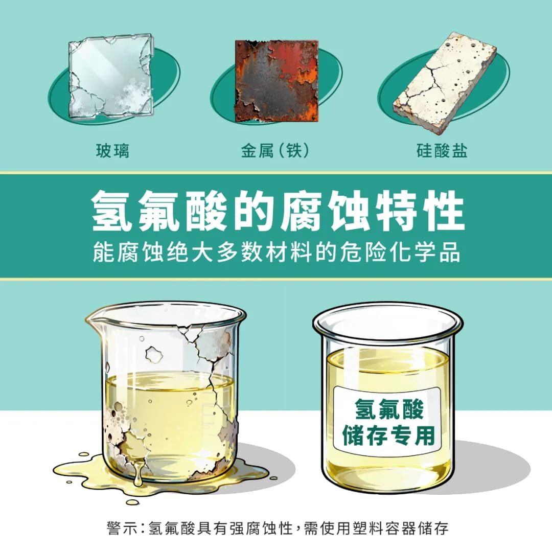 氢氟酸的腐蚀特性