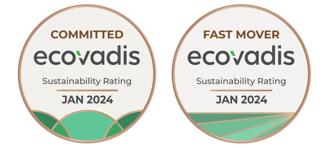 EcoVadis评级奖章