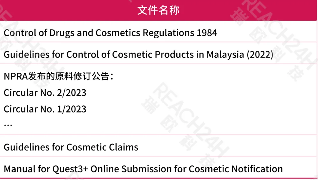 马来西亚化妆品通报要求