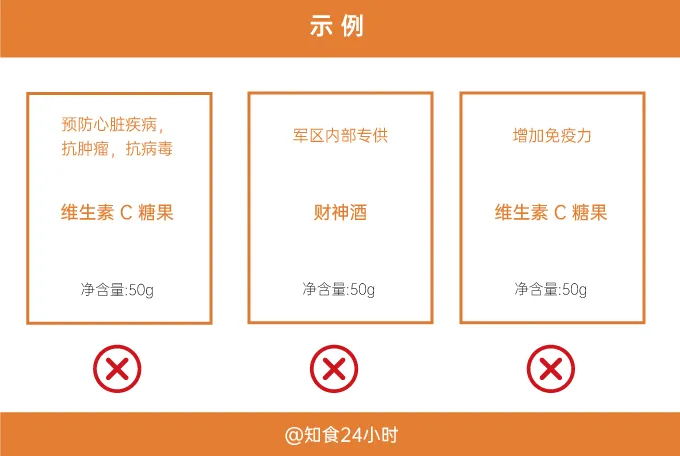 食品标识禁止事项