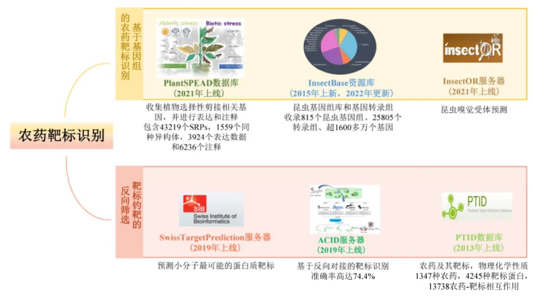 可用于农药靶标识别的农药信息学工具 