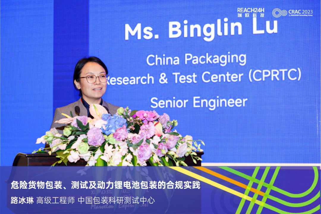 中国包装联合会运输包装委员会的高级工程师路冰琳女士