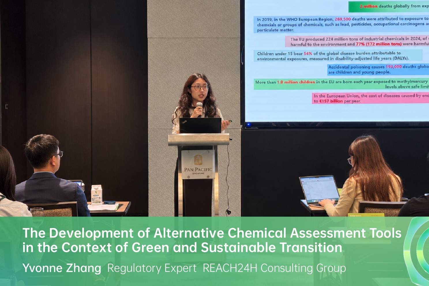 Yvonne Zhang speaking at CRAC Singapore 2026