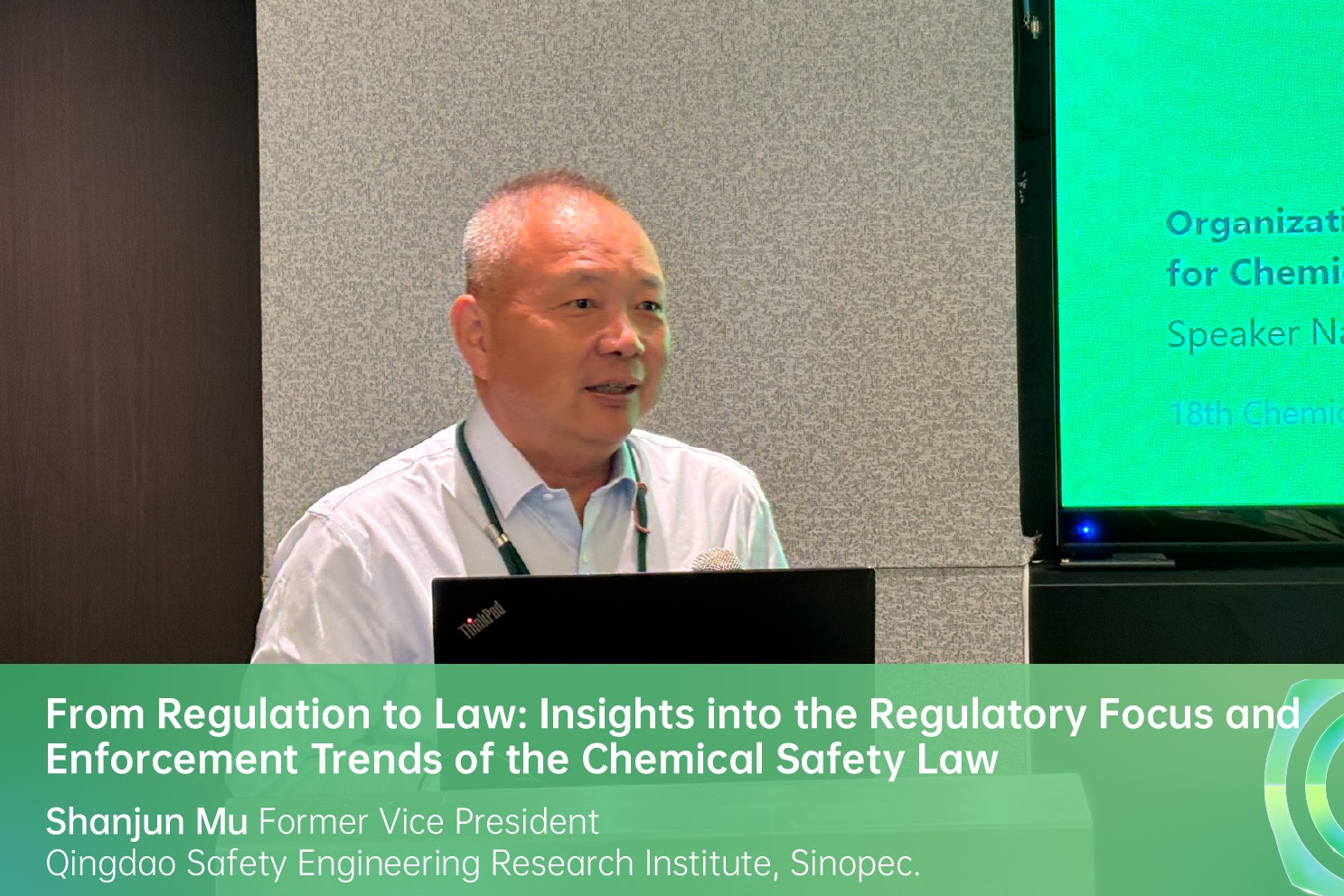 Shanjun Mu speaking at CRAC Singapore 2026