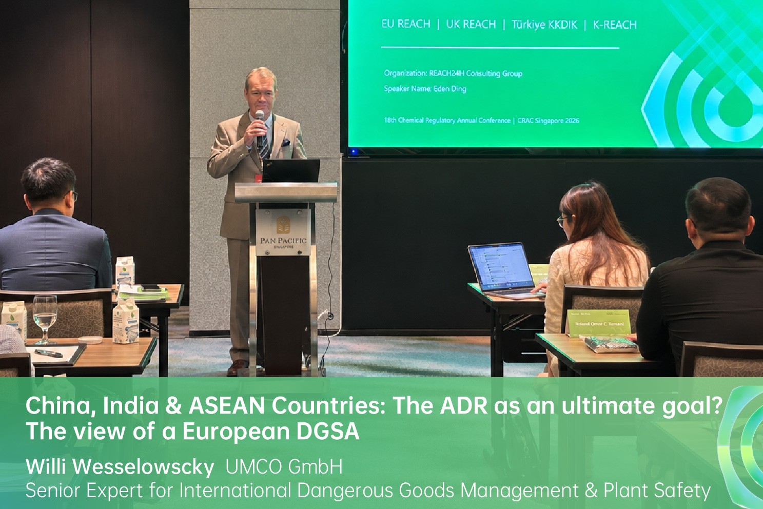 Willi Wesselowscky speaking at CRAC Singapore 2026