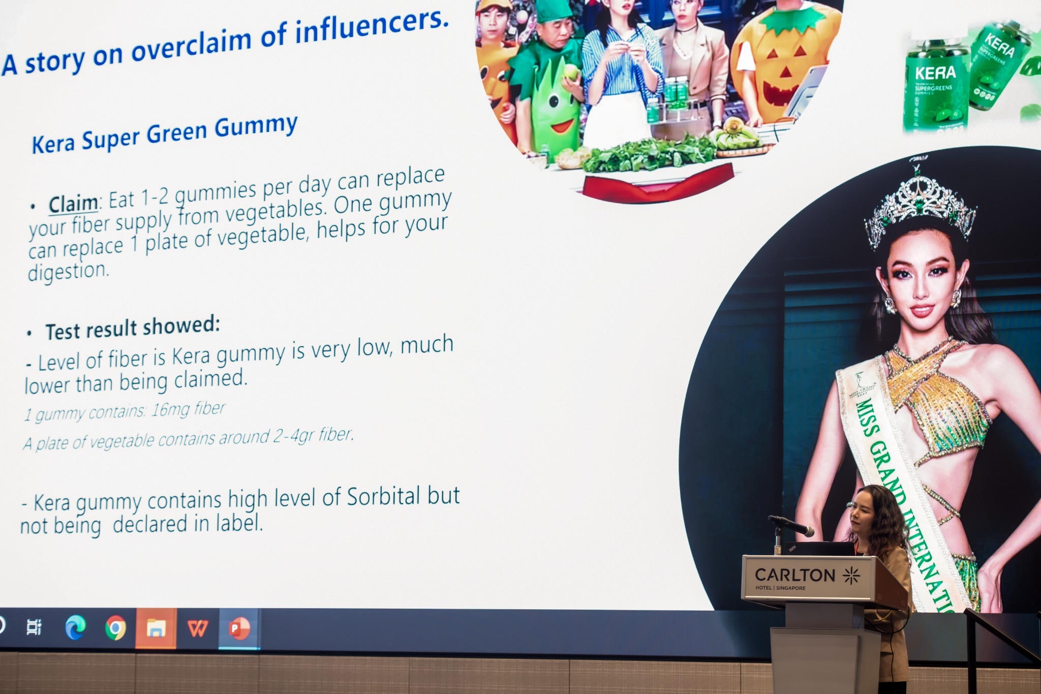 Image 5. Tran Thi Phuong Mai speaking at the forum.