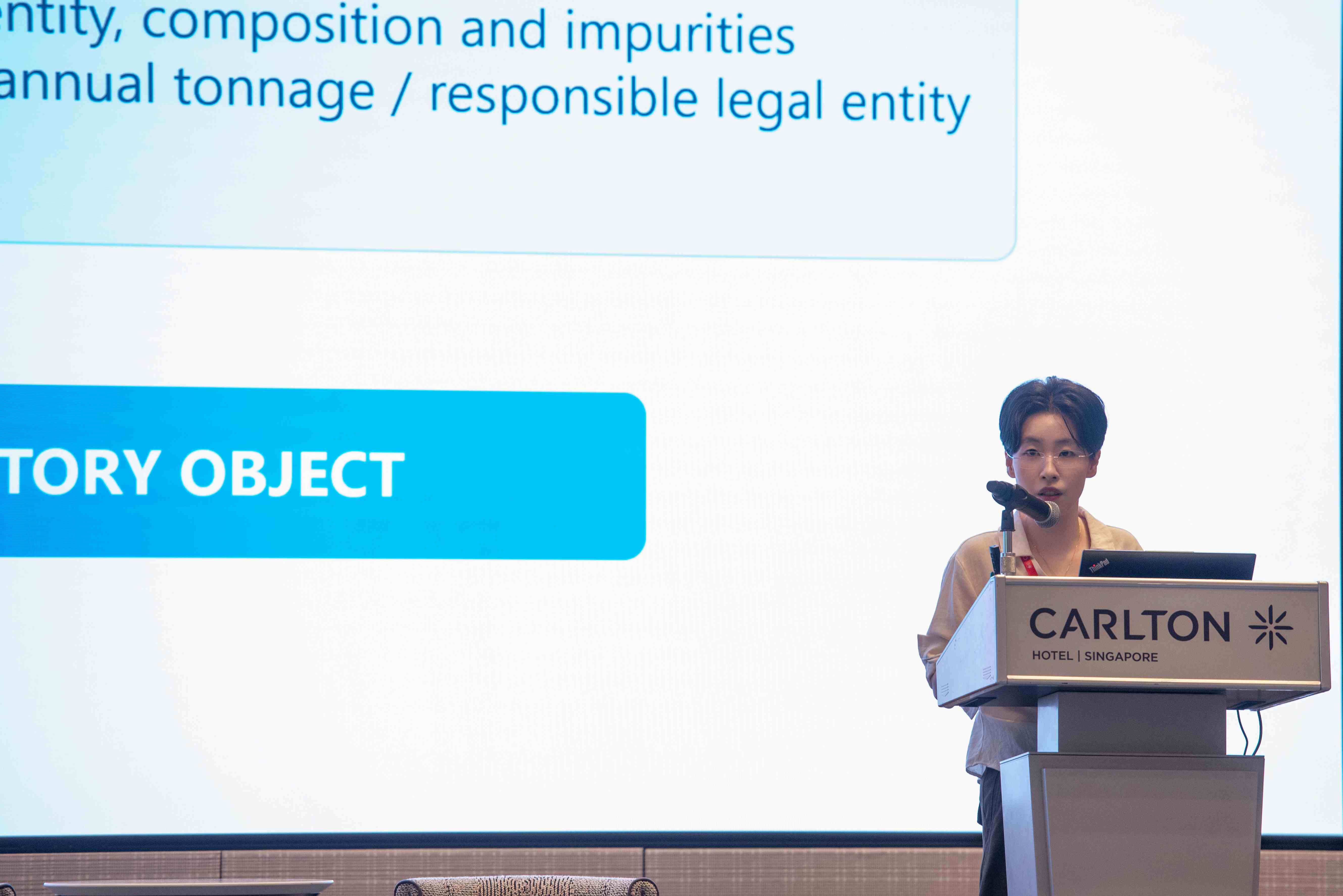 Image 9. Eden Ding speaking at the forum.