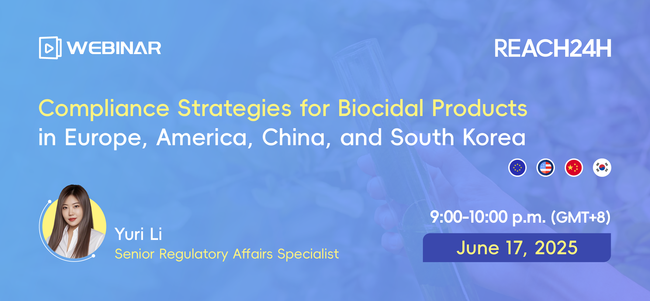 Compliance Strategies for Biocidal Products in Europe, America, China, and South Korea