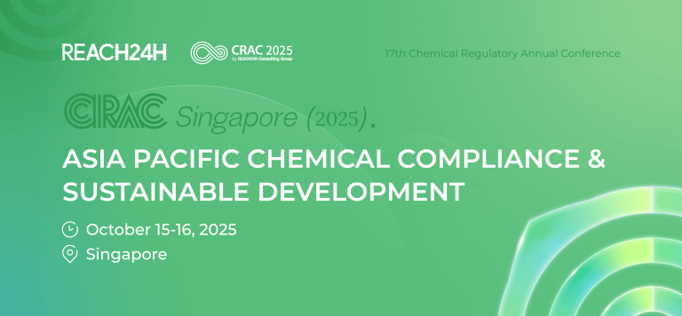 CRAC Singapore 2025: Asia Pacific Chemical Compliance & Sustainable Development