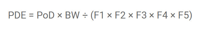 PDE计算公式