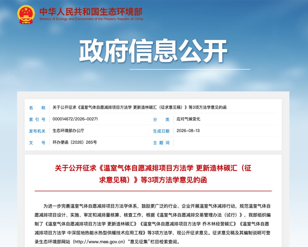 温室气体自愿减排项目方法学
